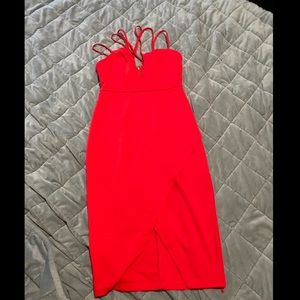 Strappy Red Dress
